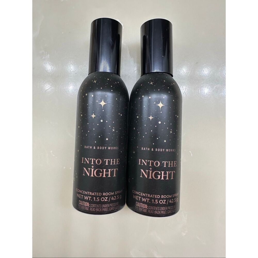 NEW Bath & Body Works Bundle of 2 Into The Night Concentrated Room Sprays